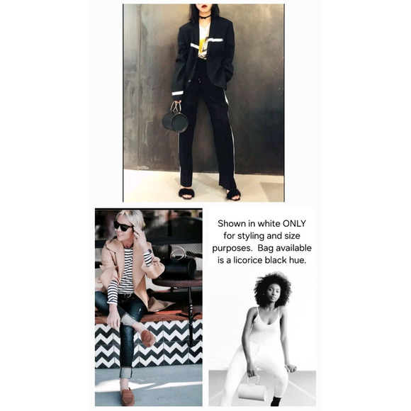 FUTURE GLORY margaux leather duffle crossbody handbag travel goop fave! bag $495 - Picture 7 of 15